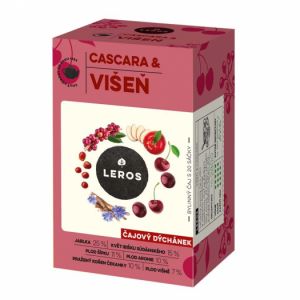 Leros Čajový dýchánek, višeň & cascara 